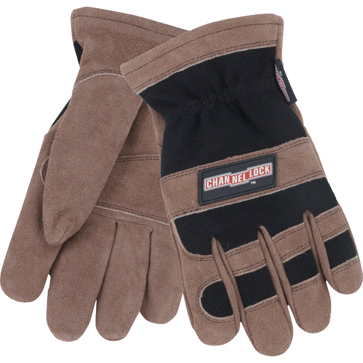Item 706509, The Channellock Men's Leather Winter Work Gloves combine durability with 