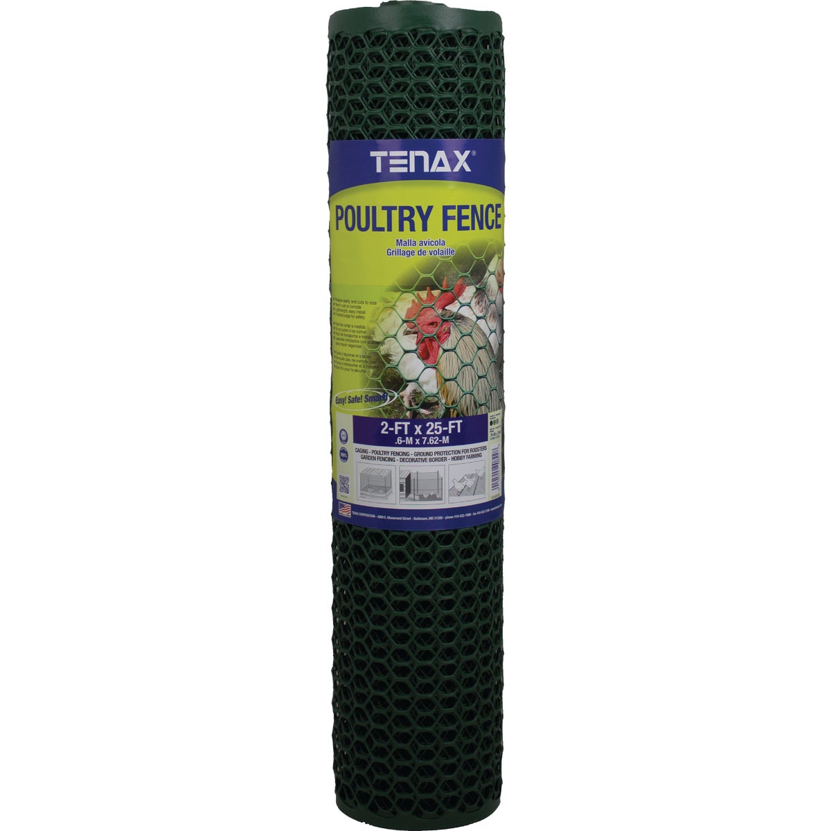 Item 707282, Hexagonal plastic mesh is identical to its metal counterpart in its mesh 