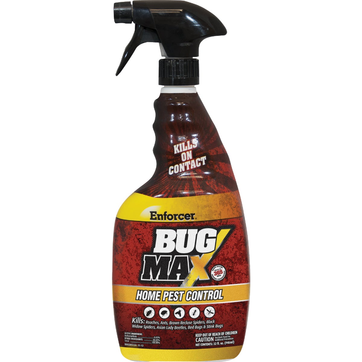 Item 707626, BugMax home pest control is odorless and non-staining.