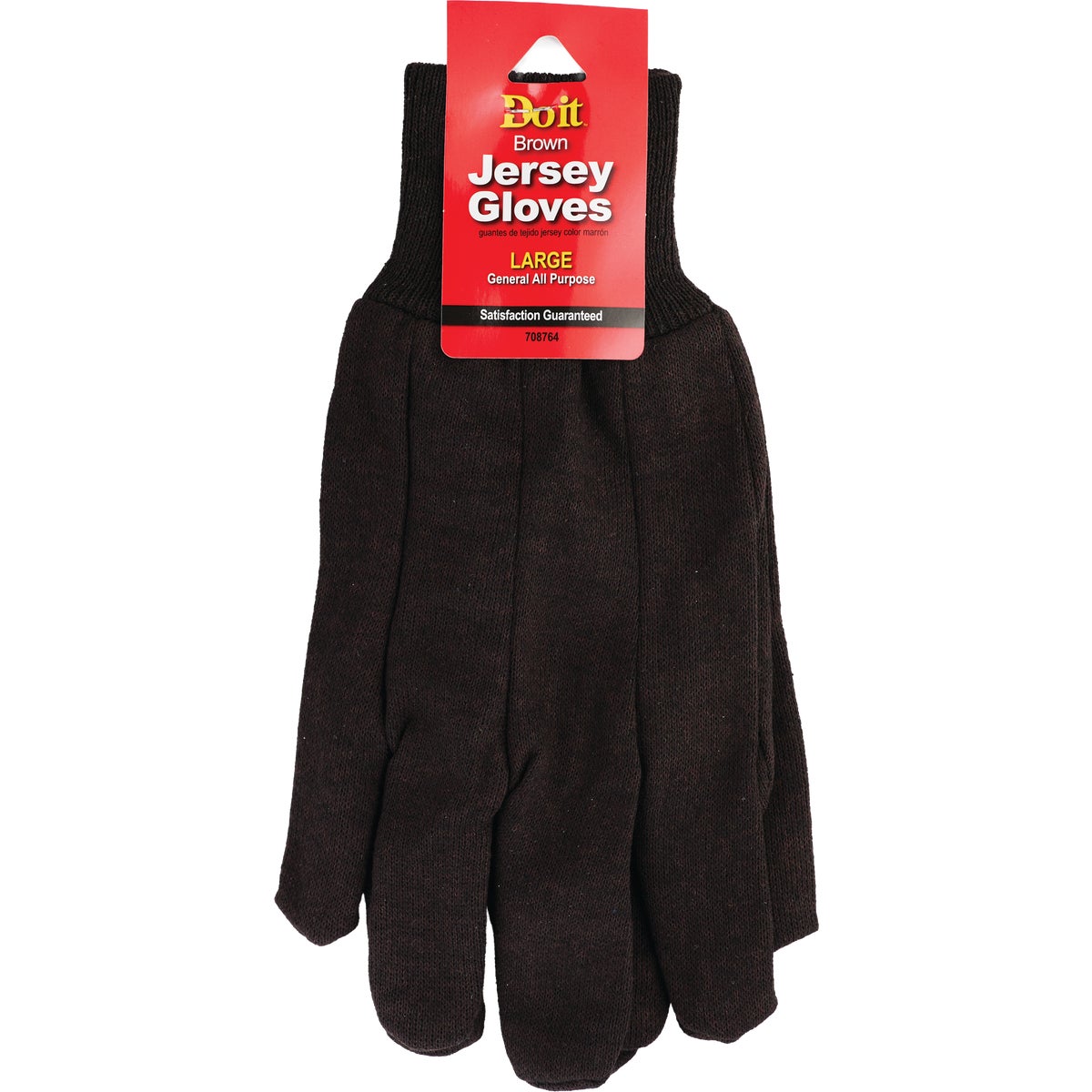 Item 708764, 9-ounce jersey glove. Clute cut with a straight thumb and a knit wrist.