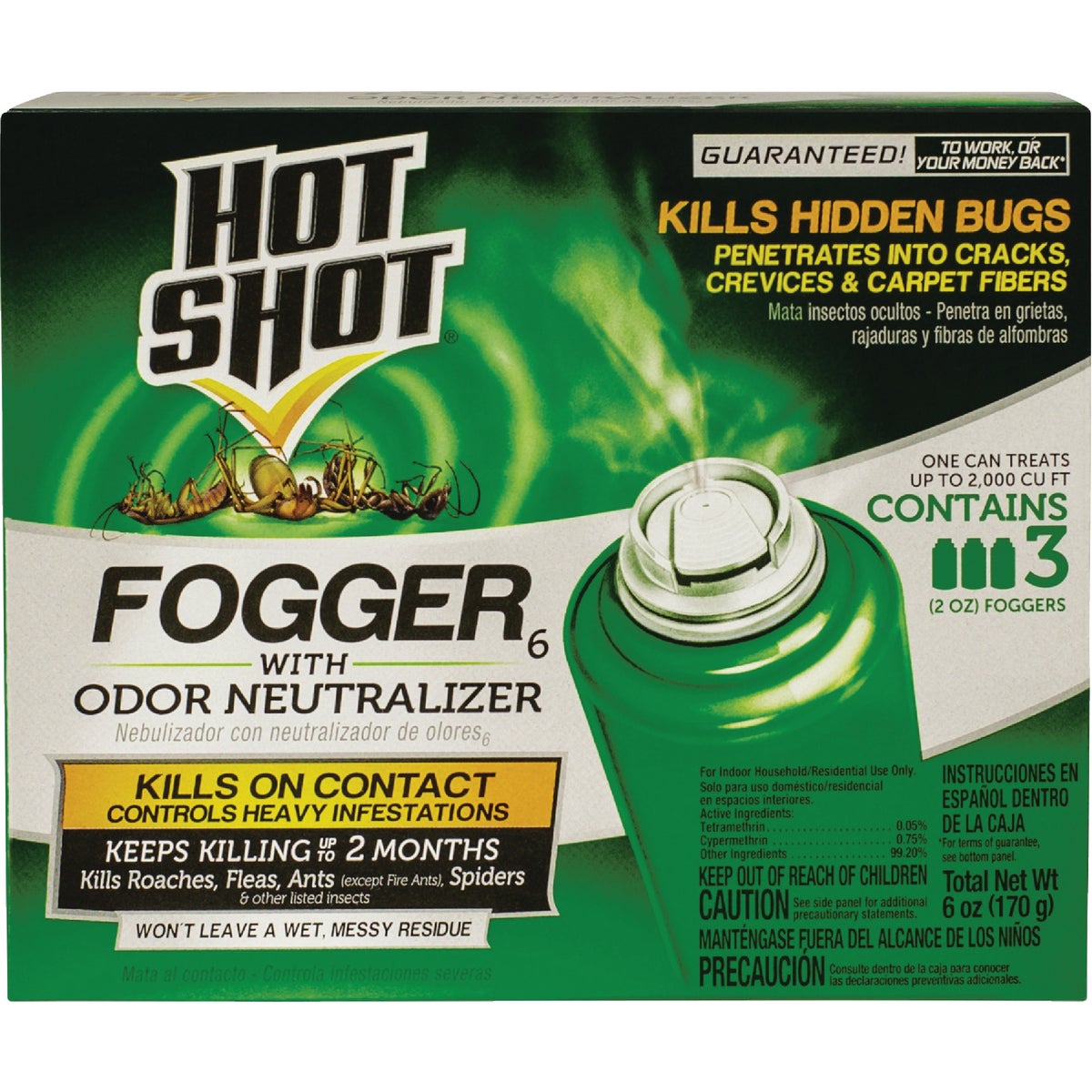 Item 709107, A total release aerosol fogger featuring an odor neutralizer formula.