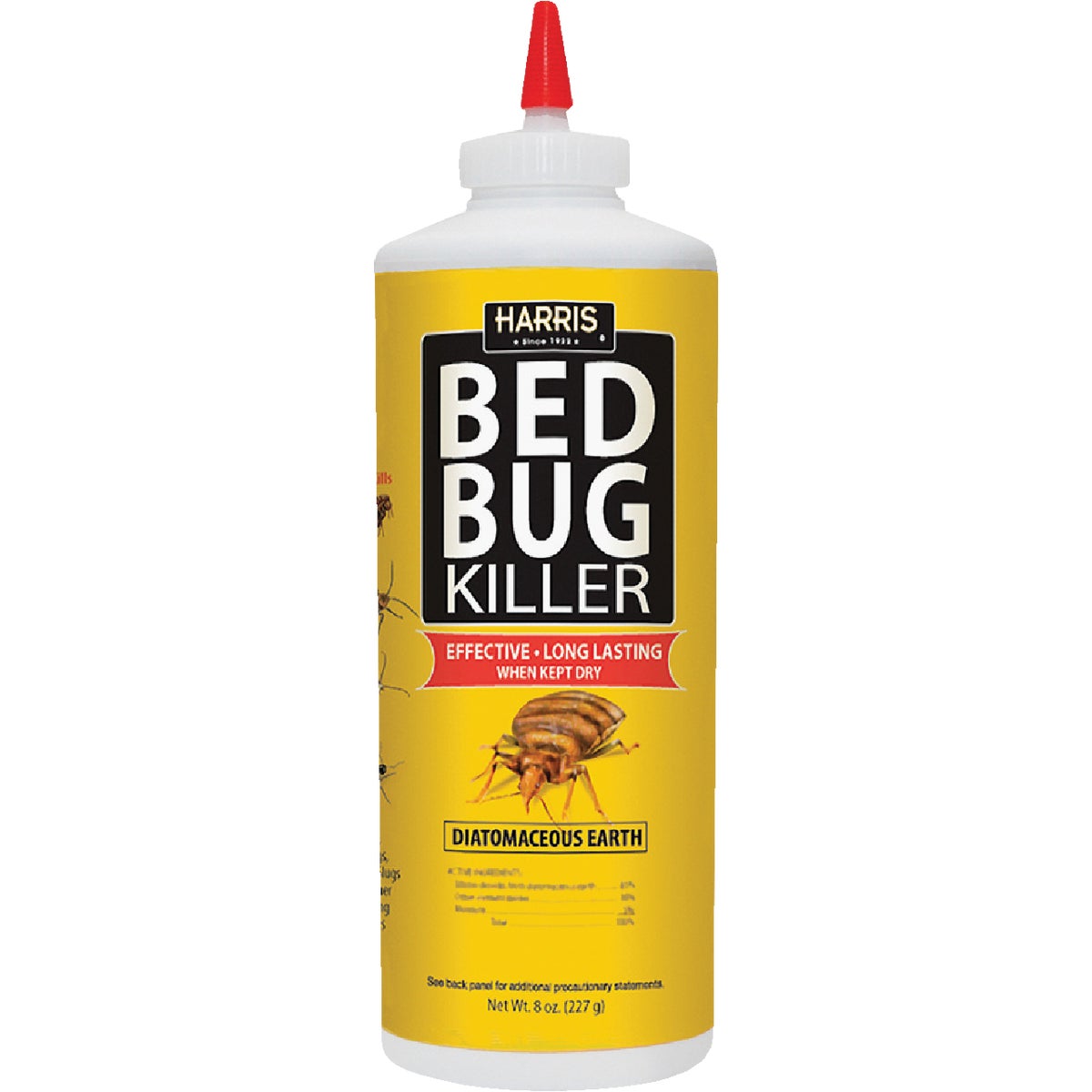 Item 709415, Diatomaceous earth powder kills bedbugs where they hide in cracks and 