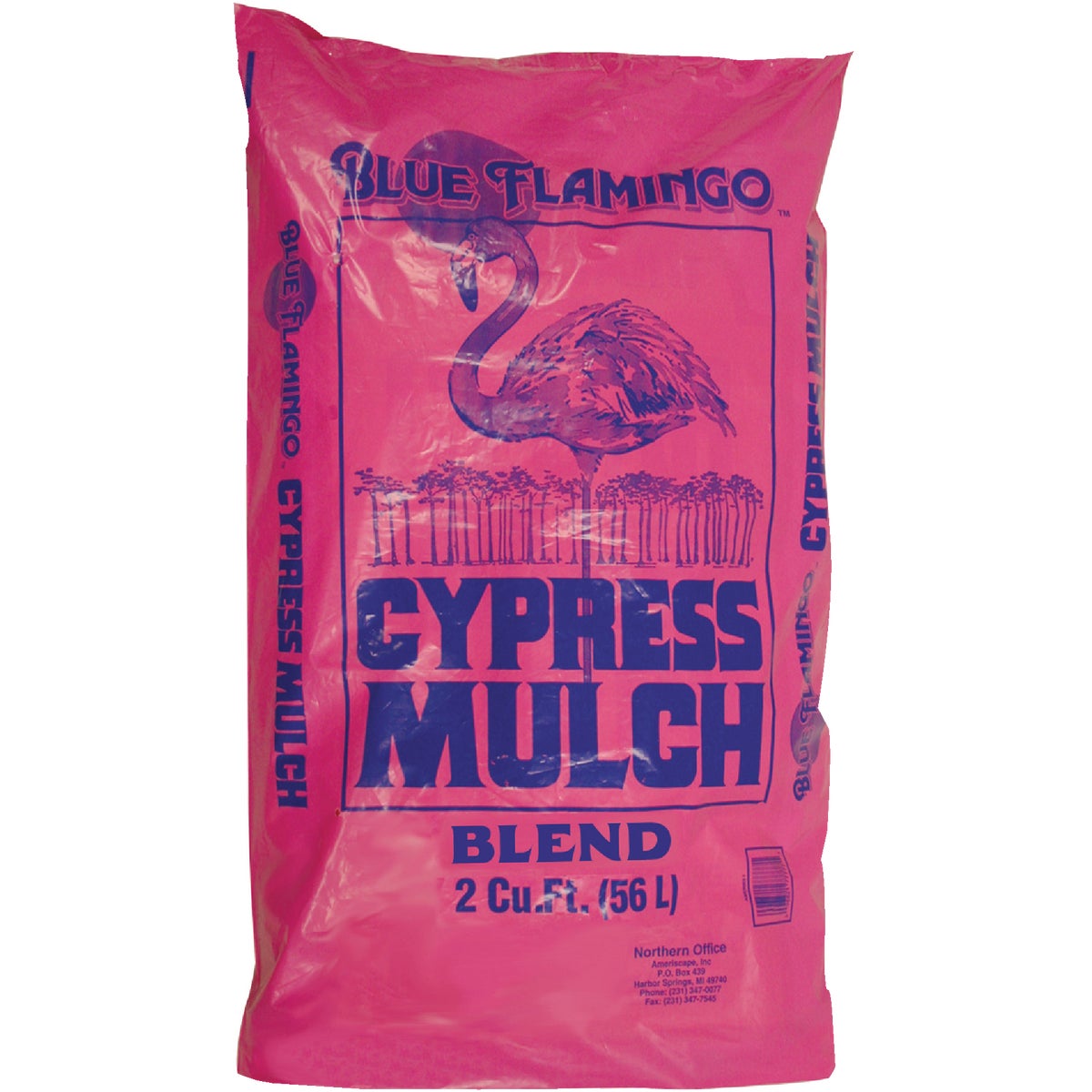 Item 721603, Cypress mulch blend, used as a ground and bed cover.