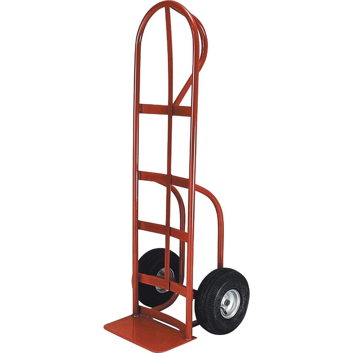 Item 722016, Hand truck featuring steel frame construction. 800 Lb. load capacity.