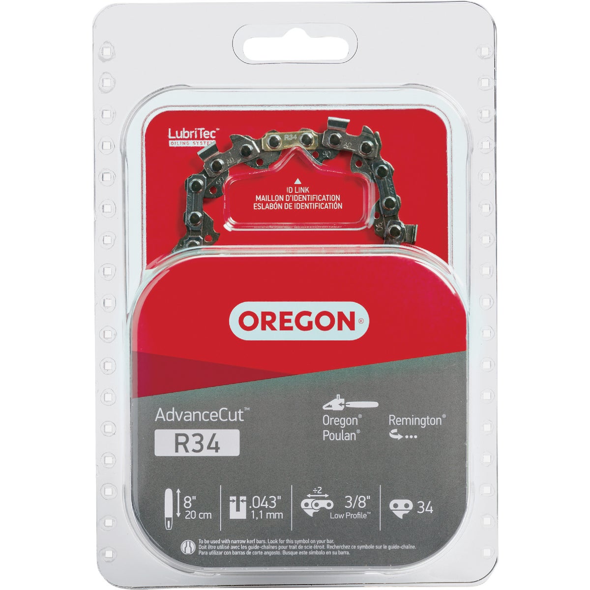 Item 722285, The Oregon AdvanceCut Saw Chain is ideal for landscapers and homeowners 