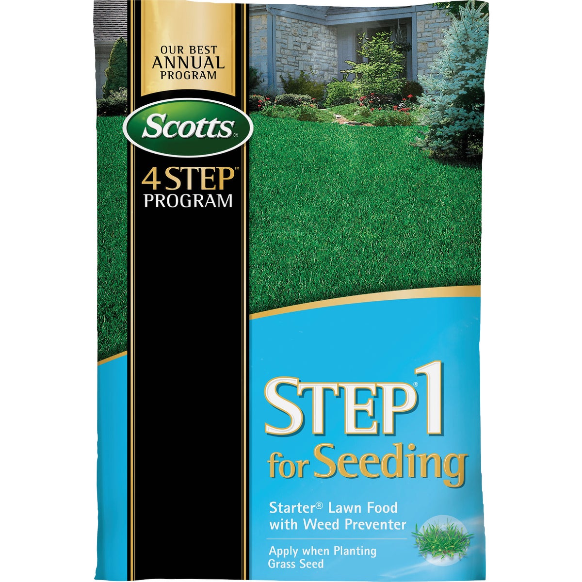 Item 723436, Alternative Step 1 of the Scotts 4-Step annual program. Safe for seeding.