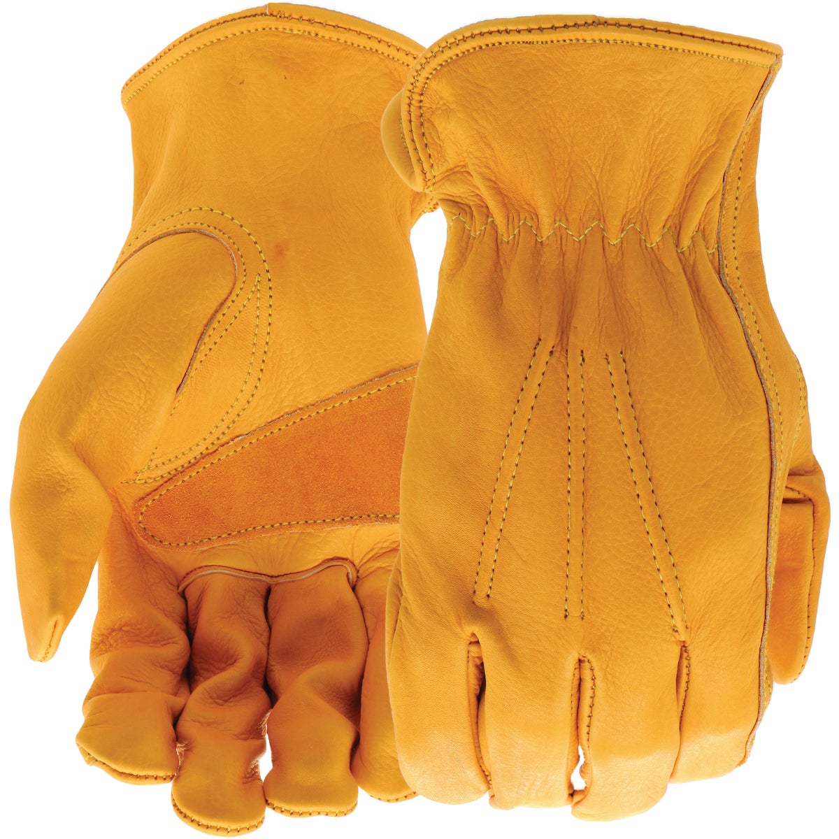 Item 723622, Men's grain cowhide leather driver glove.