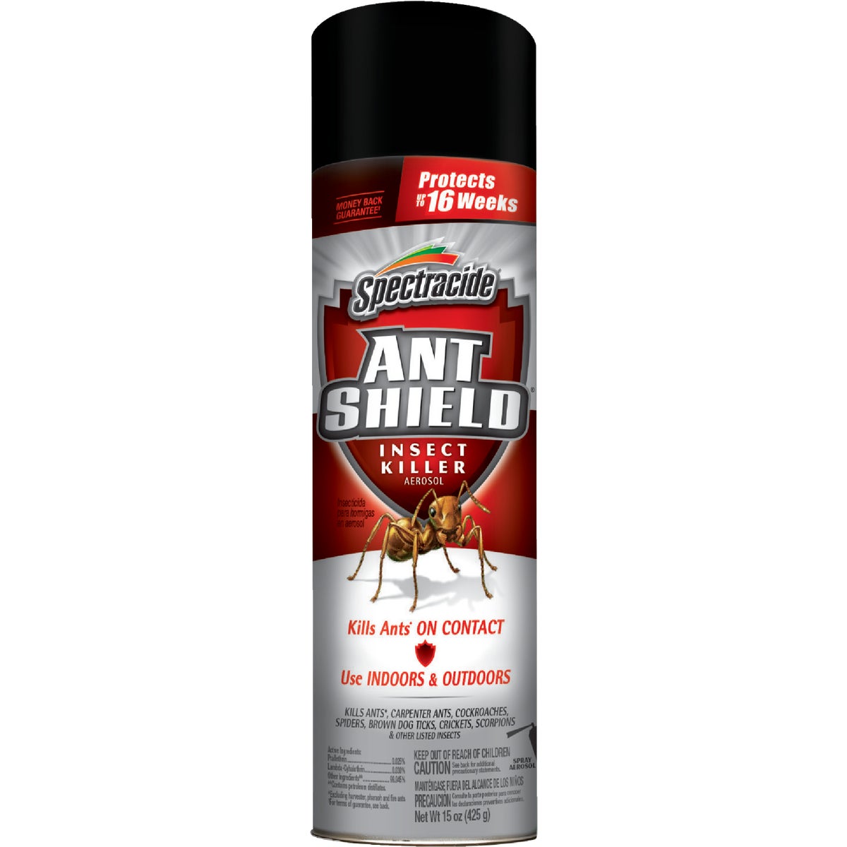 Item 723665, Kills carpenter ants, ants, spiders, beetles, fleas, and other listed 
