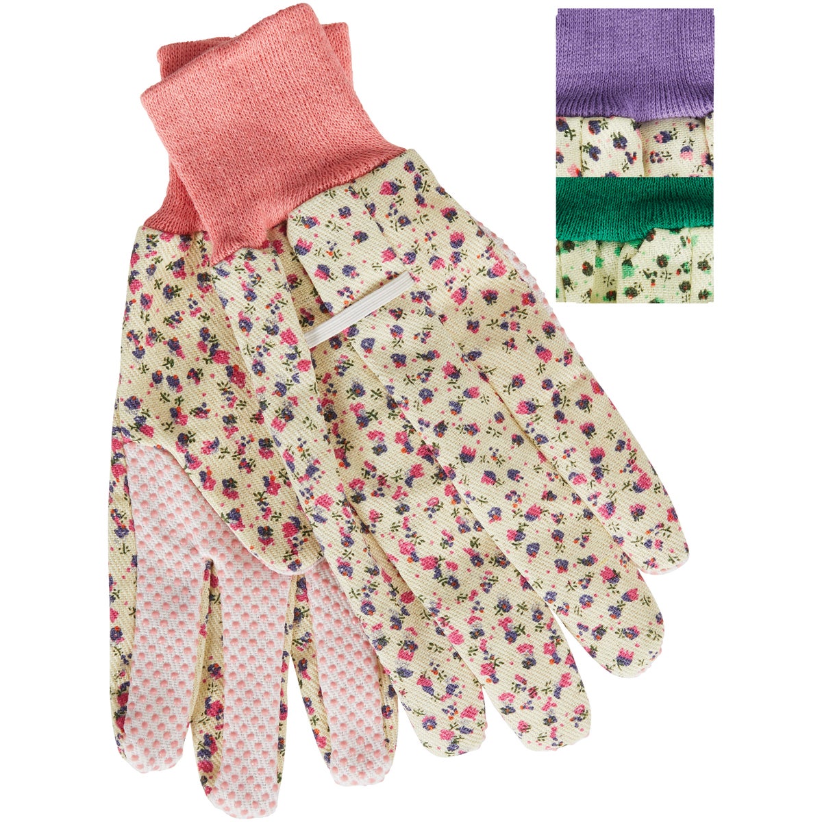 Item 726052, Ladies 100% cotton canvas garden glove.