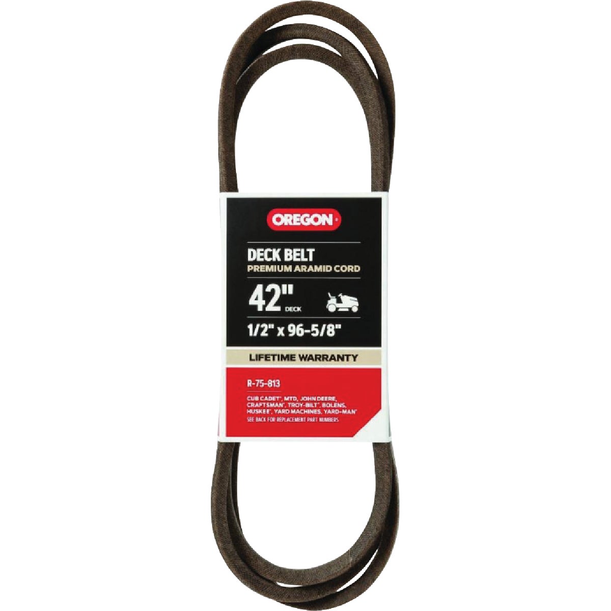 Item 733090, Oregon 1/2 In. x 96-5/8 In. Belt for 42 In.