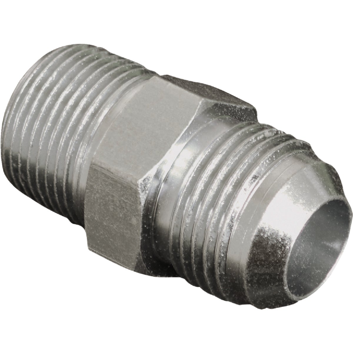 Item 733588, Straight hydraulic hose adapter.