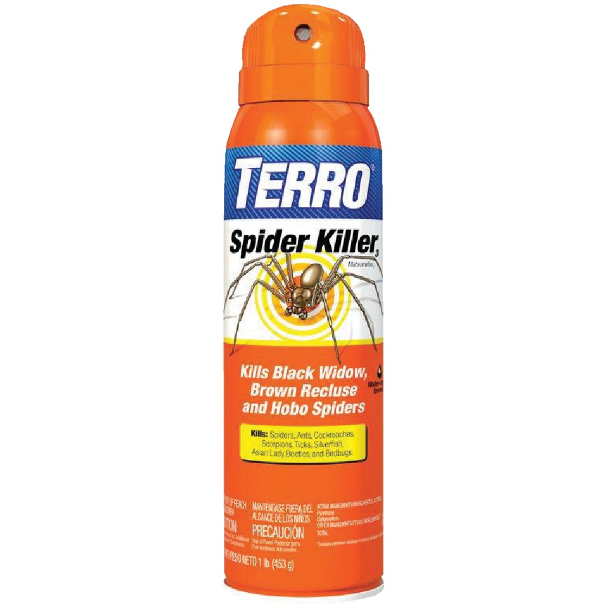 Item 735711, Kills and repels Hobo spiders, black widow spiders, brown recluse spiders, 