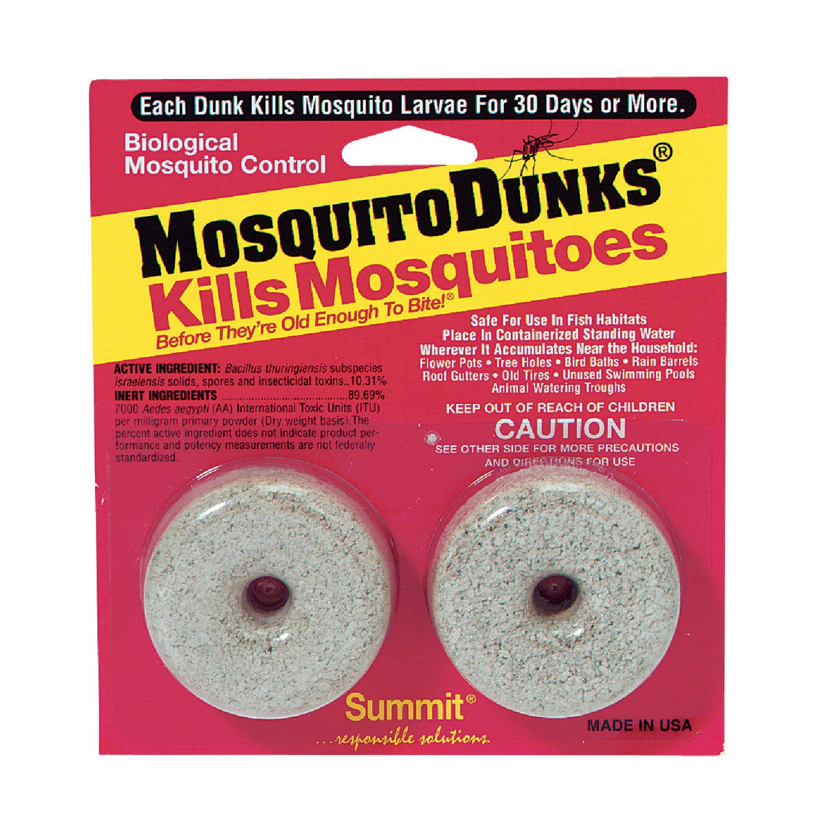 Item 739626, All natural mosquito control.