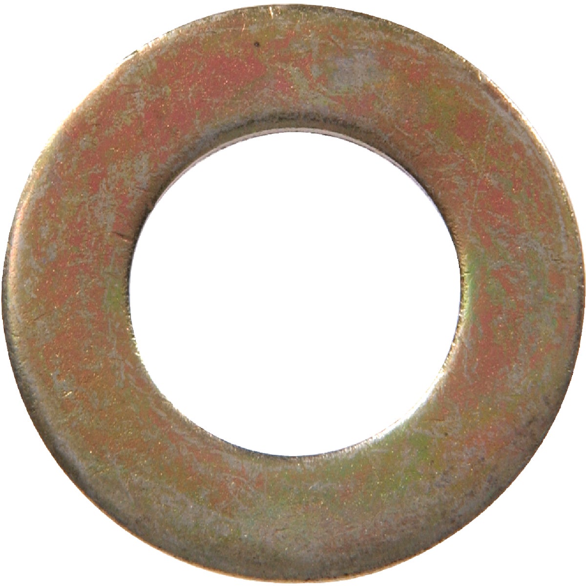 Item 743070, Hardened, yellow dichromate flat washer is used to spread the load of a 
