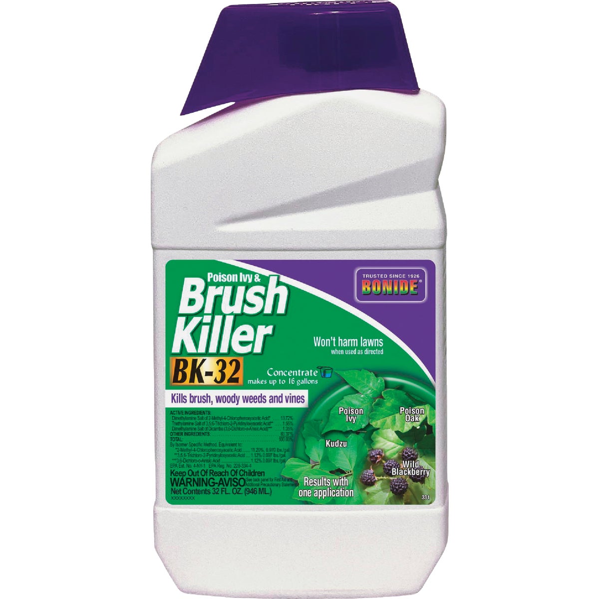Item 743117, Kill brush and tough weeds at home without harming your lawn with Poison 