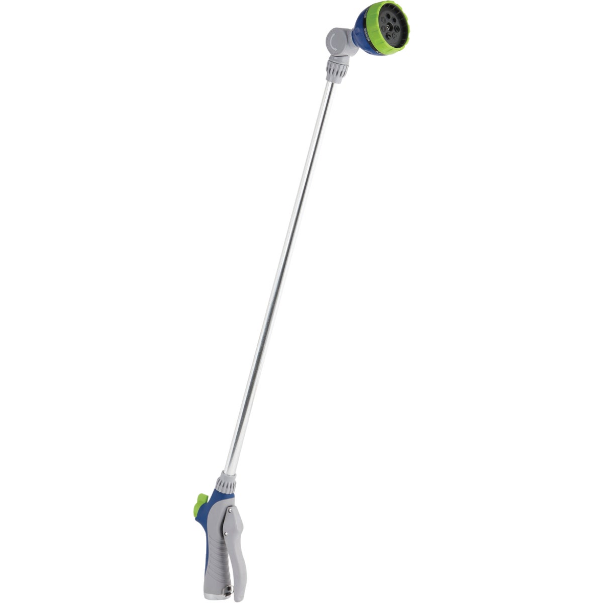 Item 743808, Metal body water wand with rubber comfort grip.