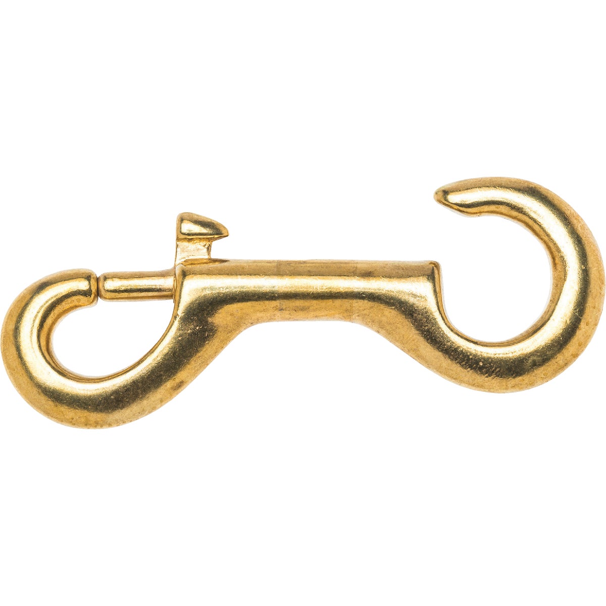 Item 746189, Polished solid bronze construction open eye chain snap. Eye size: 3/8 In.