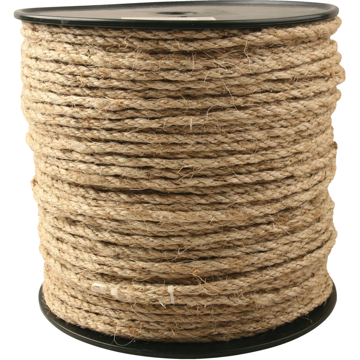 Item 748285, Twisted sisal bulk rope on a convenient spool for distribution.