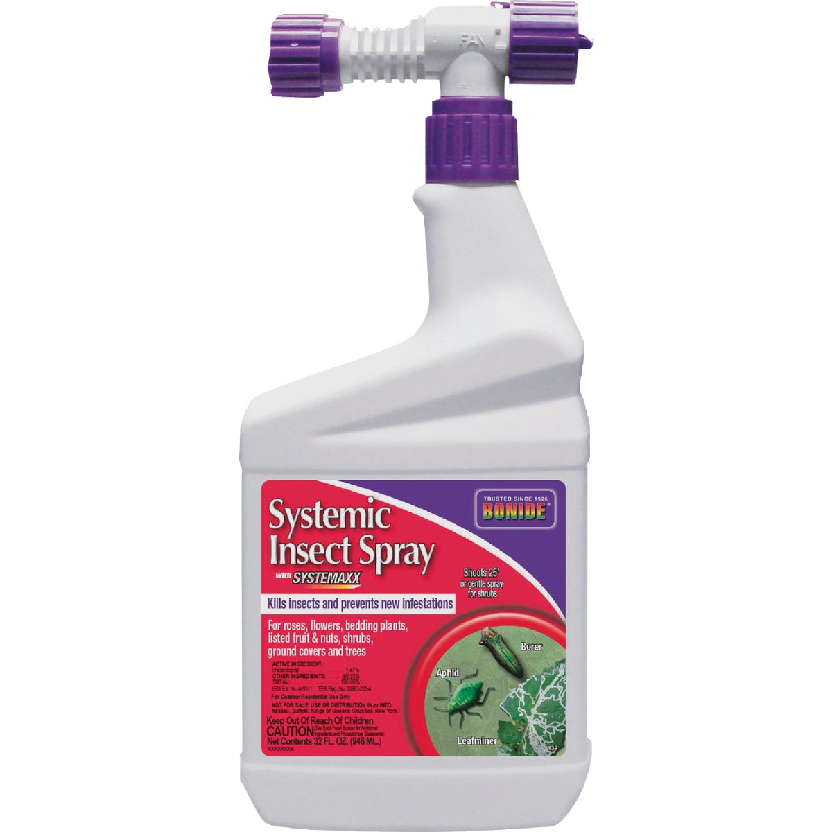 Item 754224, Protect plants from insect damage with Systemic Houseplant Insect Control 