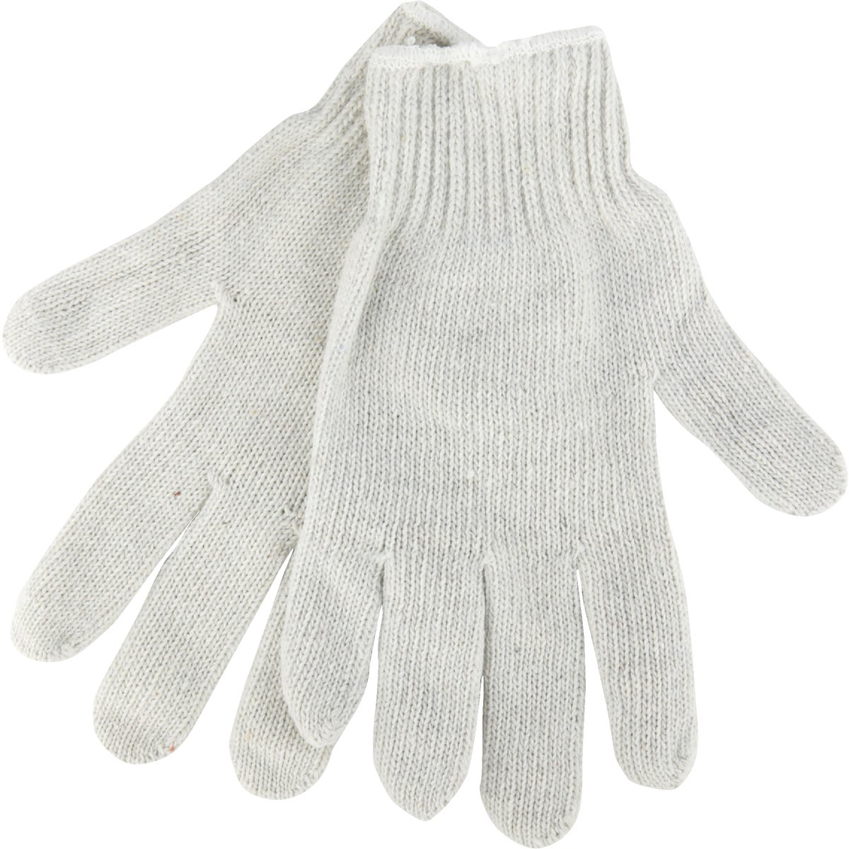 Item 759753, 100% polyester knit glove featuring over-edged elasticized knit wrist.