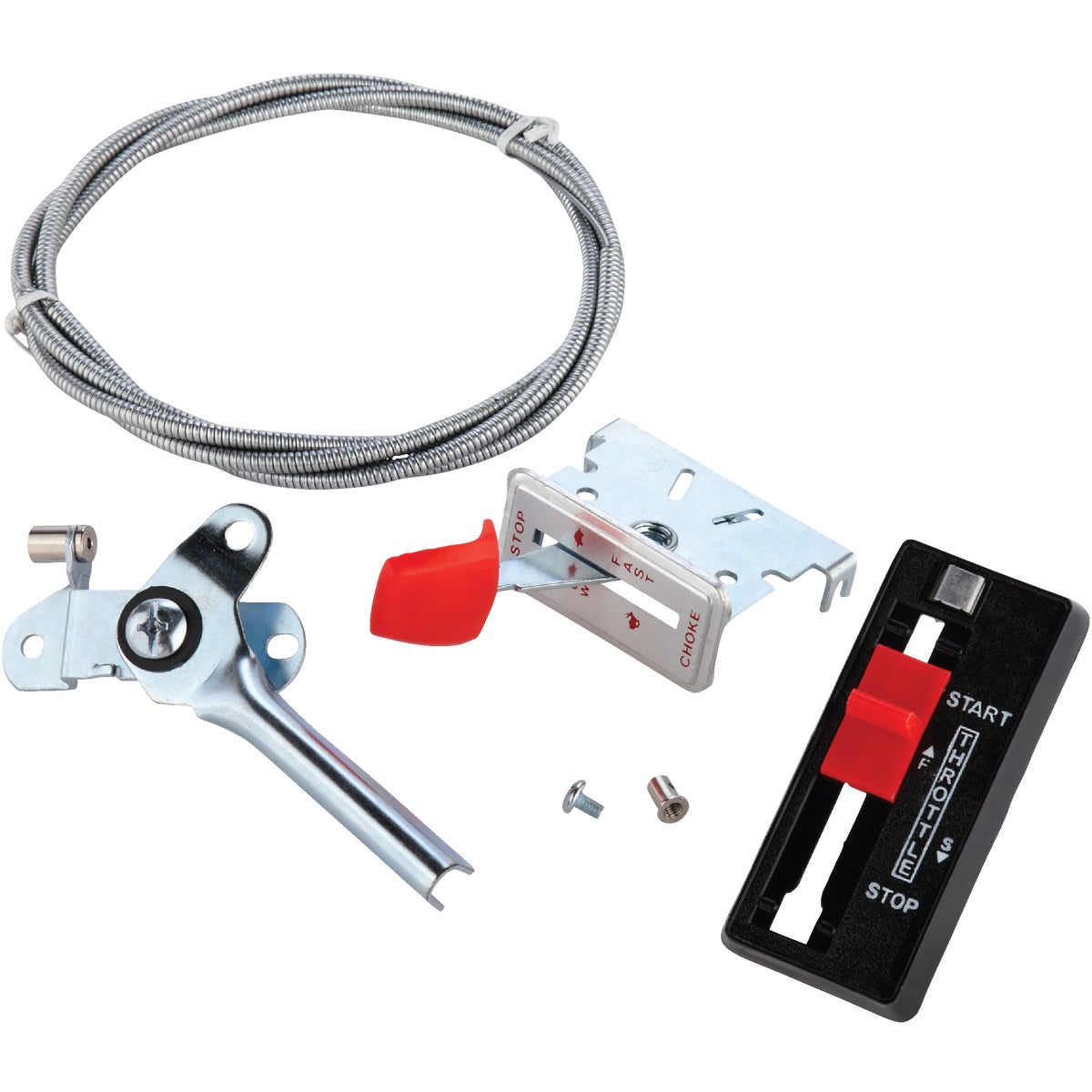 Item 763446, Throttle control kit comes with 4 options for replacement of throttle 