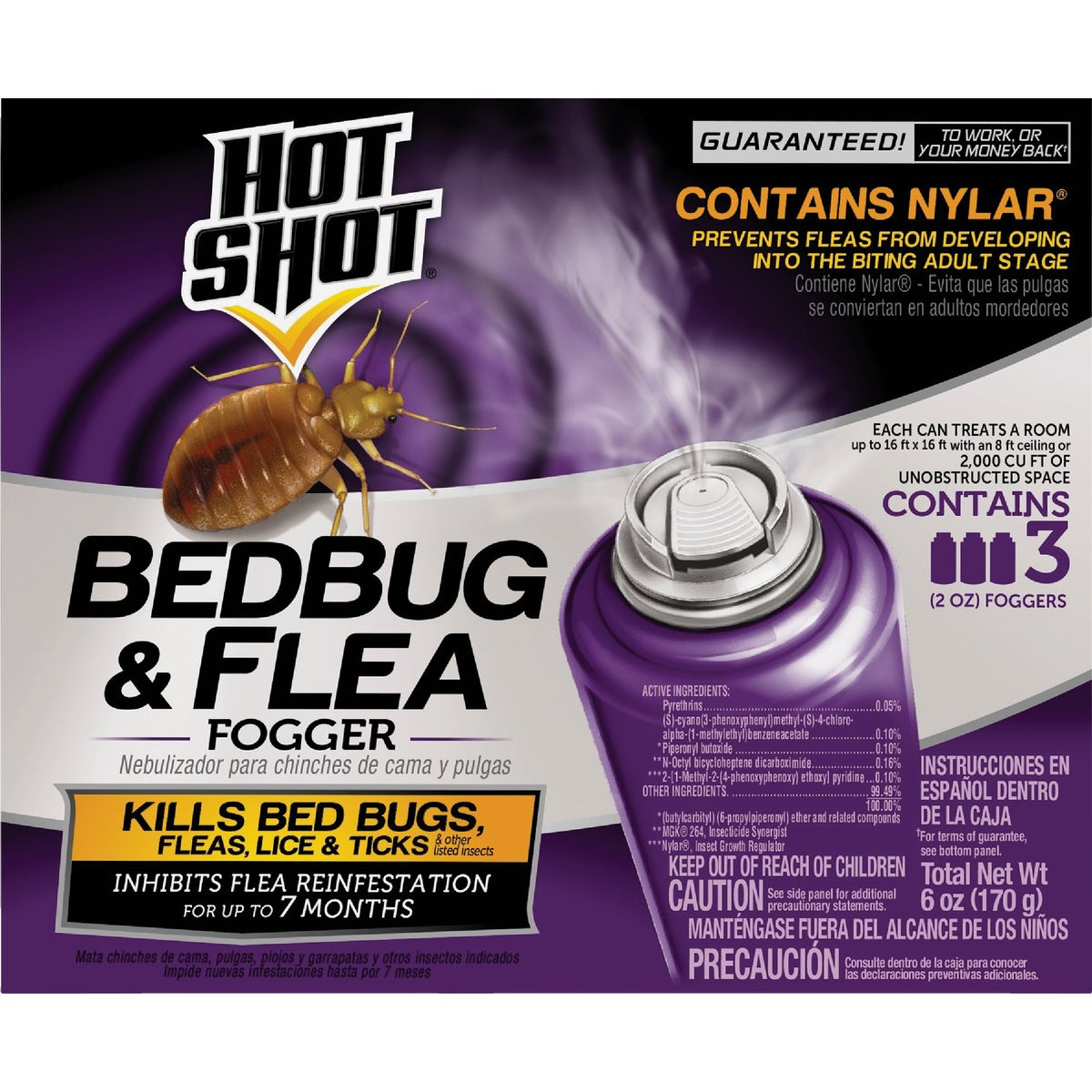 Item 763486, 3-pack bedbug and flea fogger.