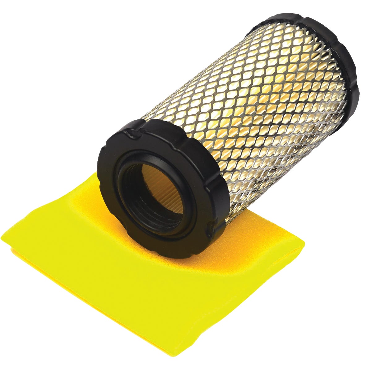 Item 765137, Round style, pleated paper air filter with pre-cleaner provides superior 
