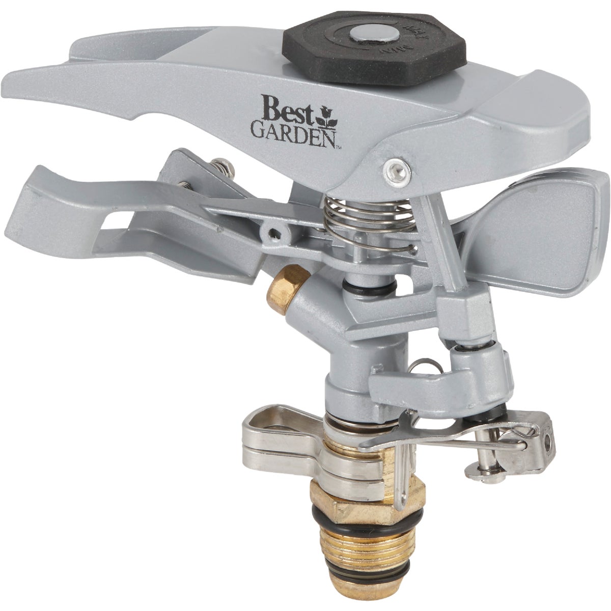 Item 765805, Impulse sprinkler featuring heavy-duty metal head.