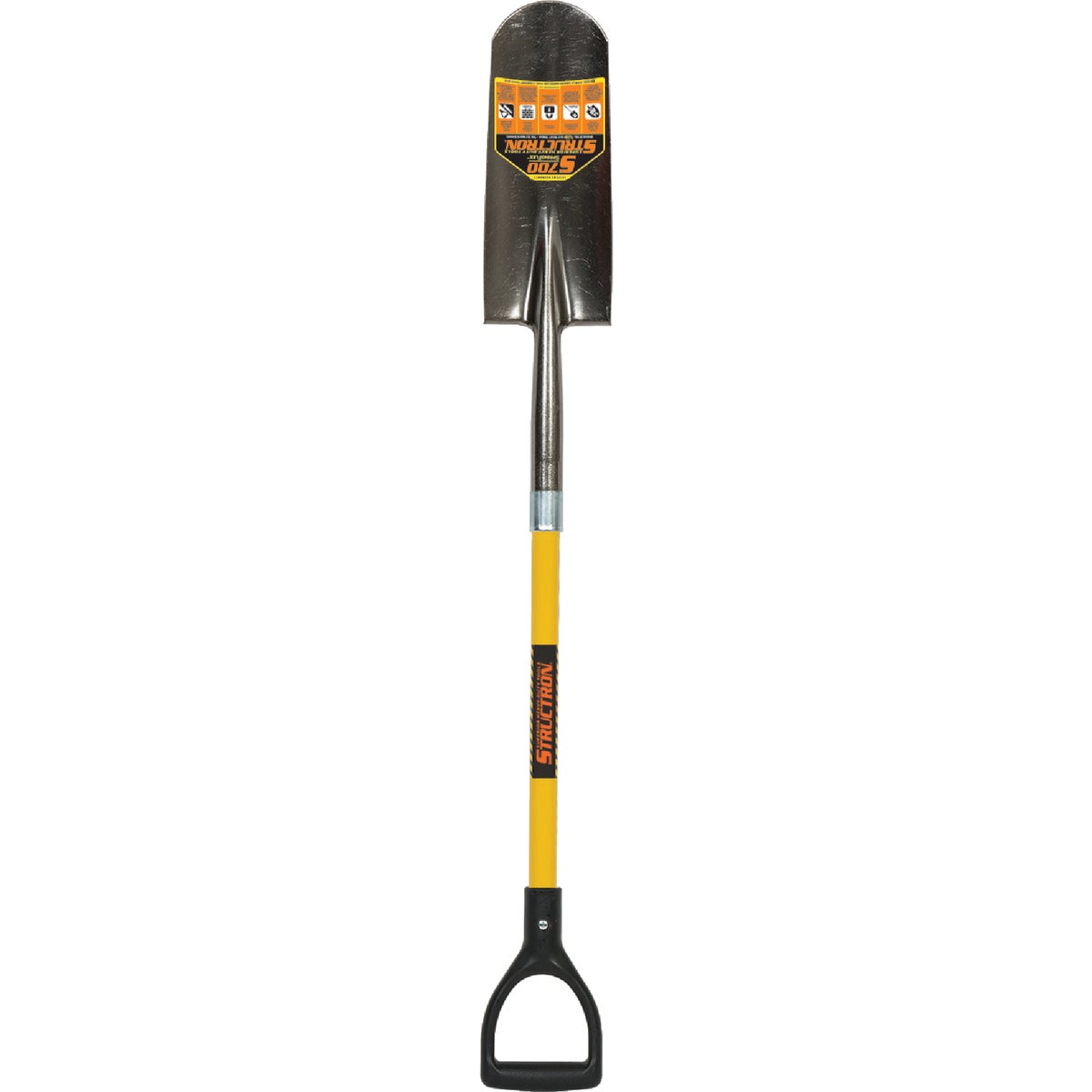 Item 767584, S700 SpringFlex 14-gauge fiberglass handle spade with heat-treated, high-
