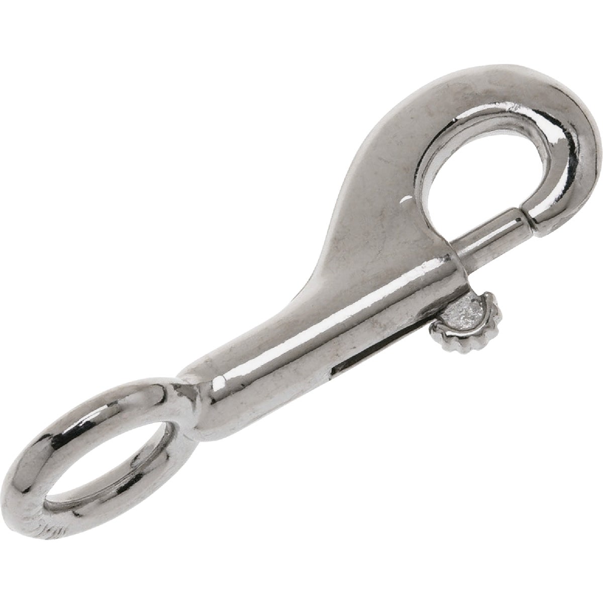 Item 769204, 5/8 In. rigid round eye bolt snap. Overall length: 3-3/8 In.