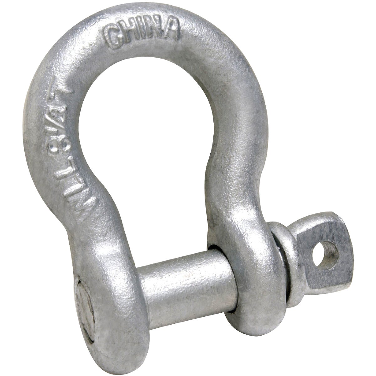 Item 769570, Screw pin anchor shackle. Forged steel construction is industrial grade.