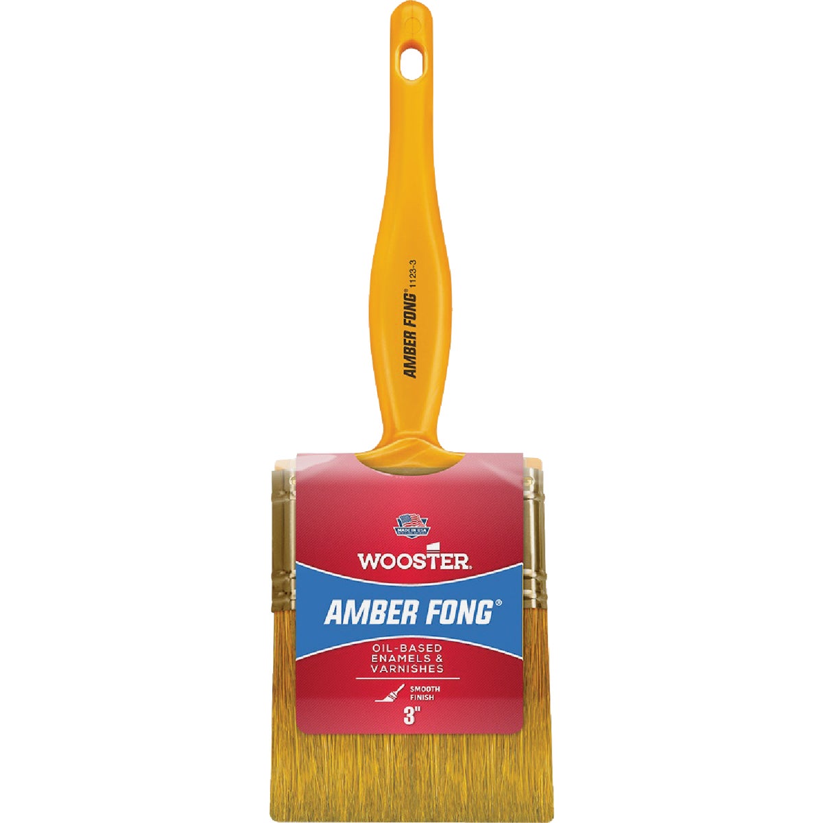 Item 770338, Soft, amber-brown bristles provide a smooth finish with all oil-based 