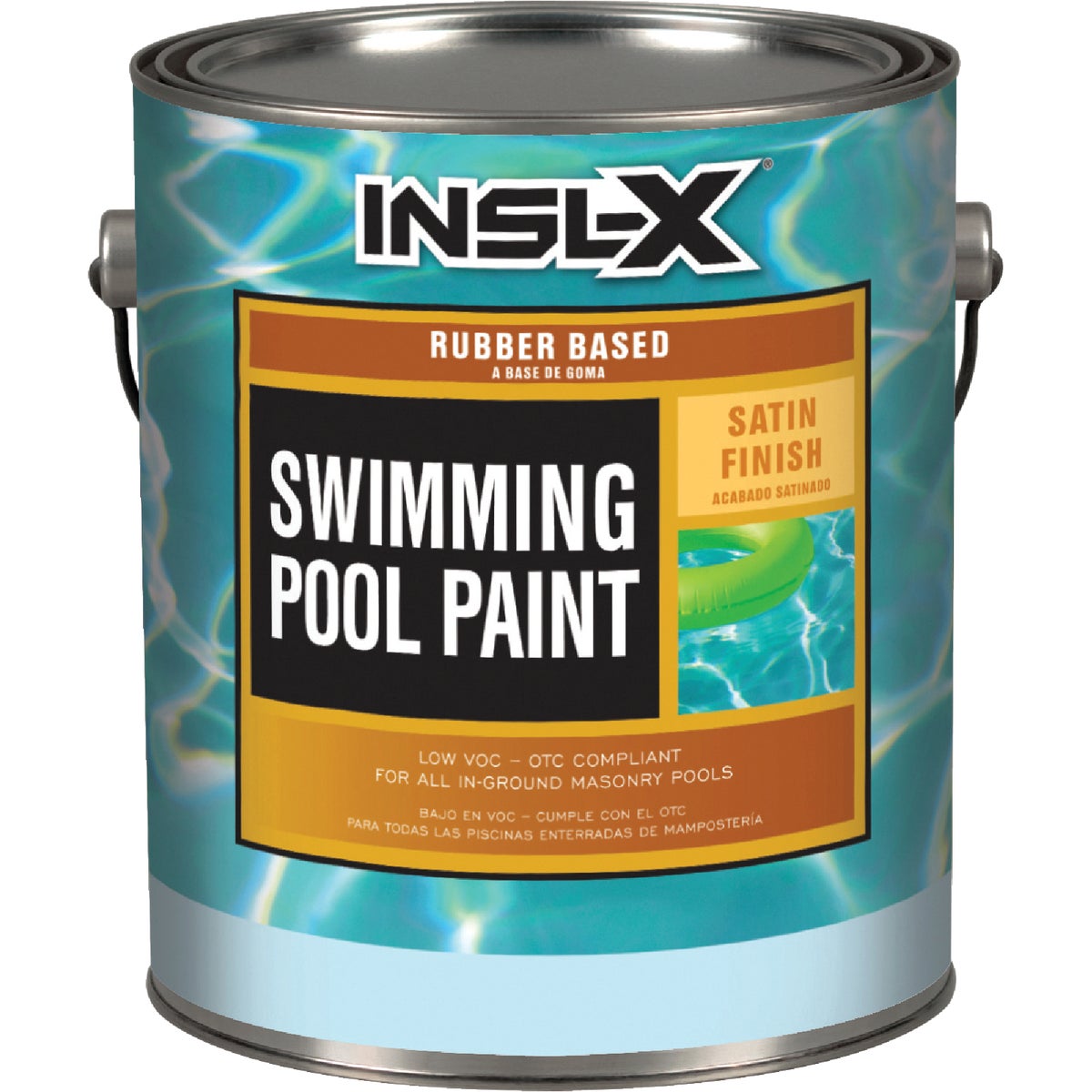 Item 770531, Insl-X RP Series pool paint is a rubber base coating for all new or old 