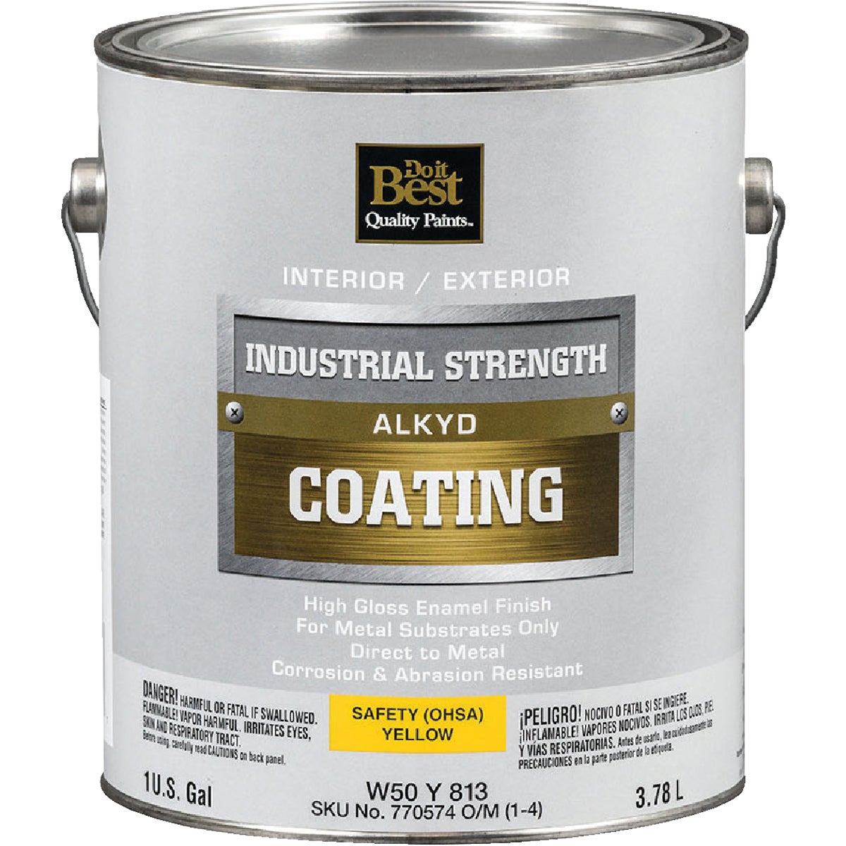 Item 770574, New and improved interior/exterior, direct to metal (DTM), alkyd (oil base