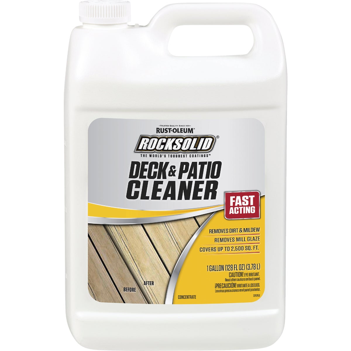 Item 770686, RockSolid Deck &amp; Patio Cleaner Concentrate quickly and safely restores 