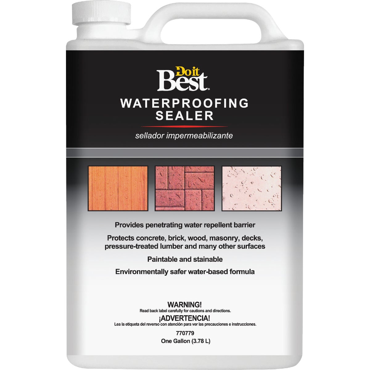 Item 770779, An excellent quality clear water-based sealer that protects wood, concrete