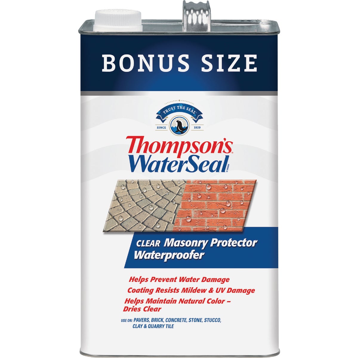 Item 770925, Provide waterproofing protection for all masonry surfaces including pavers