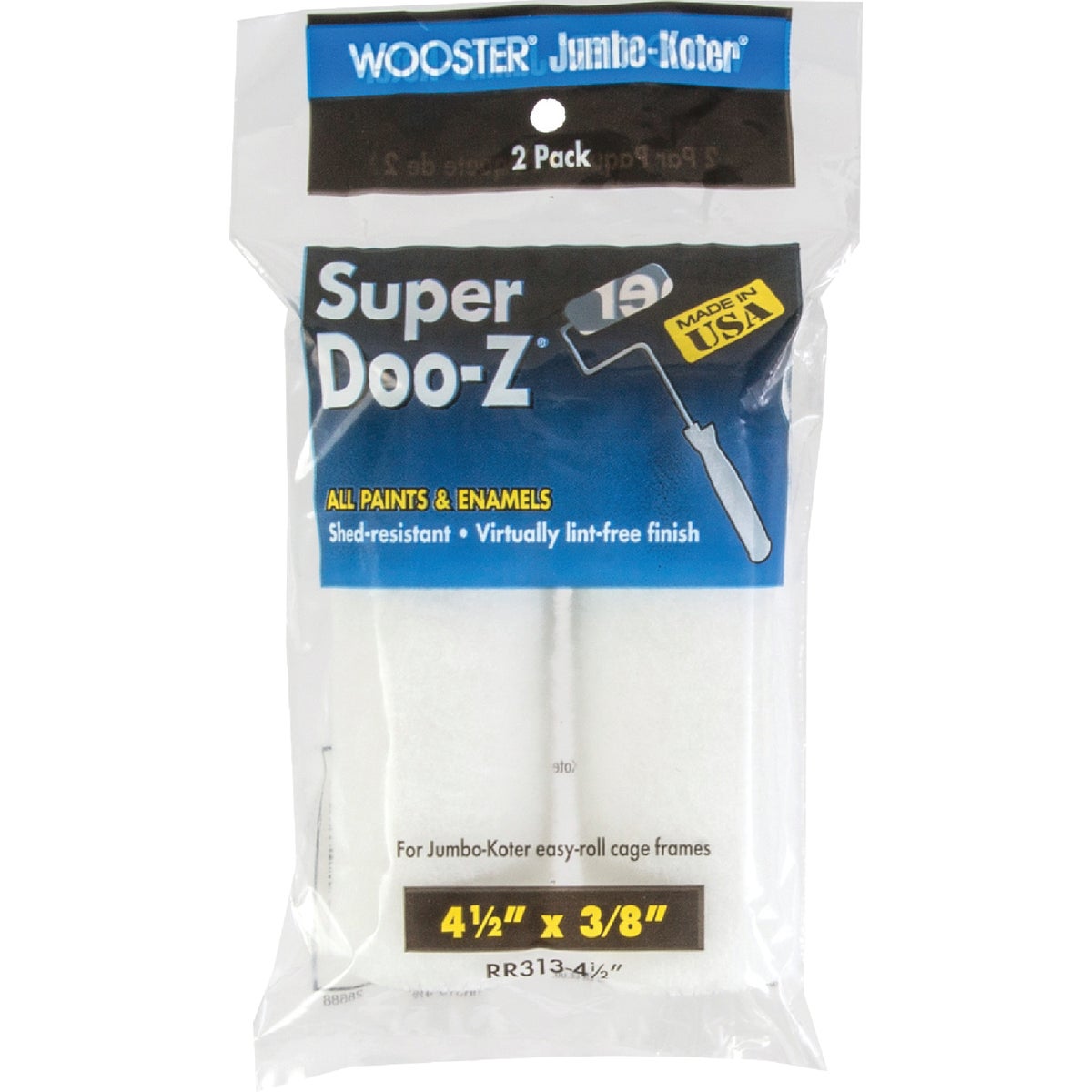 Item 771071, Shed-resistant white fabric for a virtually lint-free finish with all 