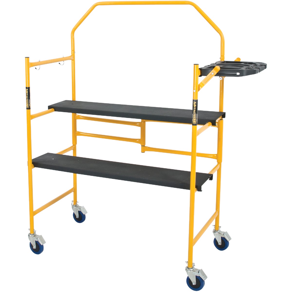 Item 771097, The 4' MetalTech mini folding steel work platform is a perfect solution for