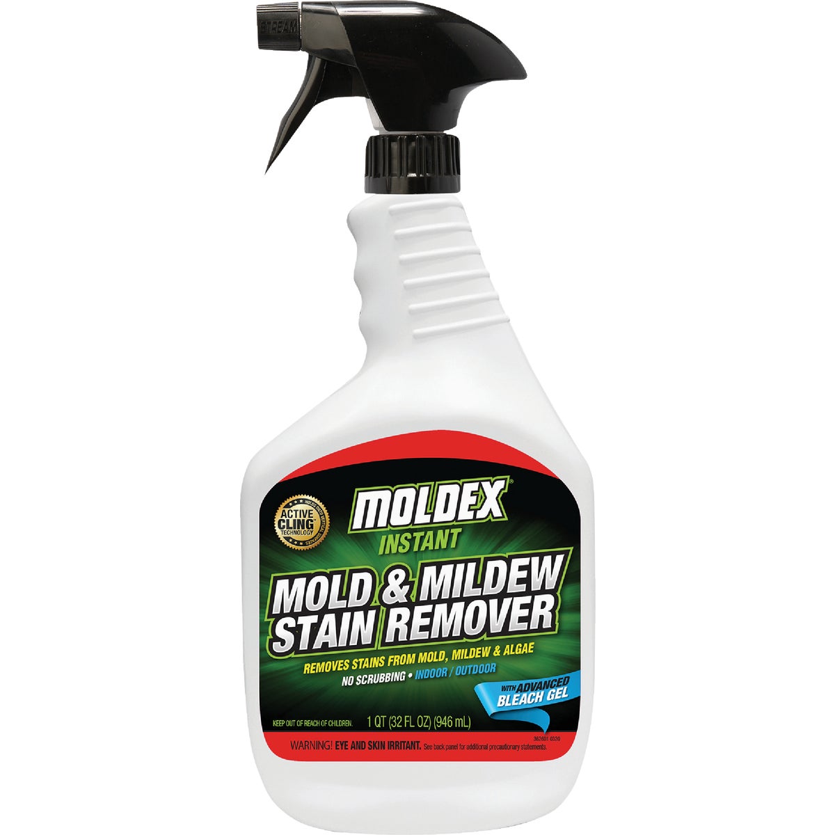 Item 771199, Instant Mold &amp; Mildew Remover with Bleach Gel. 32 oz trigger spray.