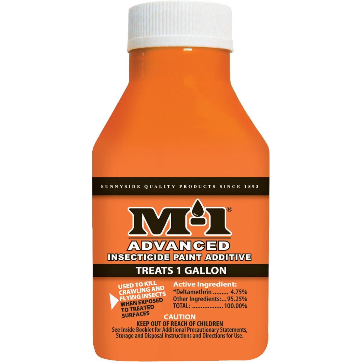 Item 771219, M-1 Advanced Insecticide Paint Additive is a liquid paint additive for use 