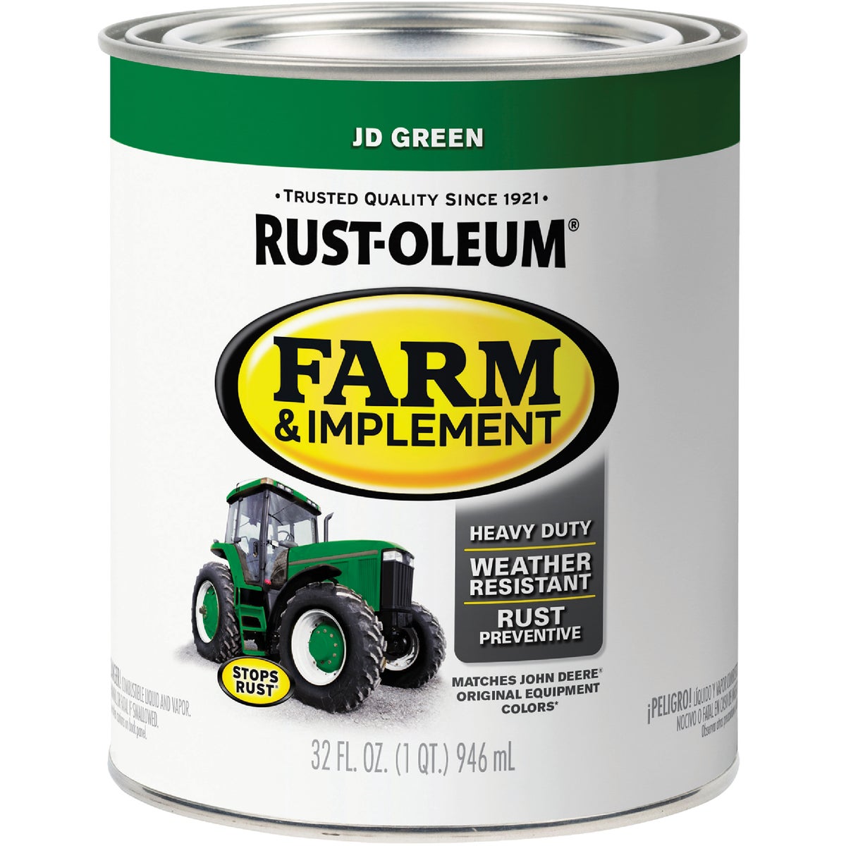 Item 771276, Durable, rust preventive enamel with Stops Rust formula offers excellent 