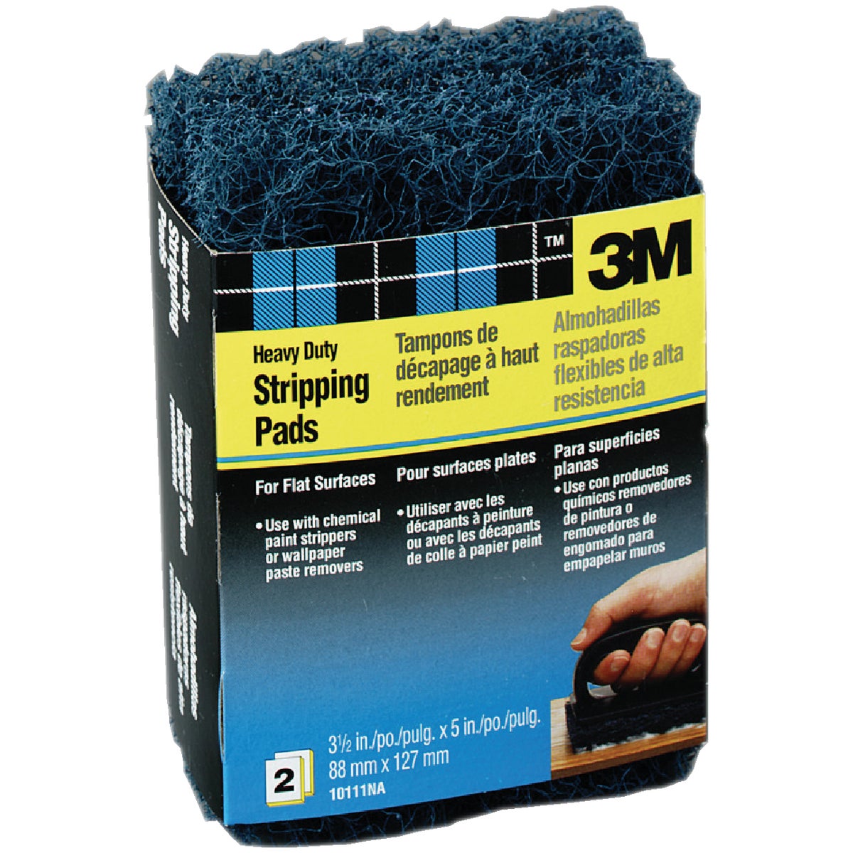 Item 771449, 3M Heavy Duty Stripping Pads are designed to help remove thick coatings of 