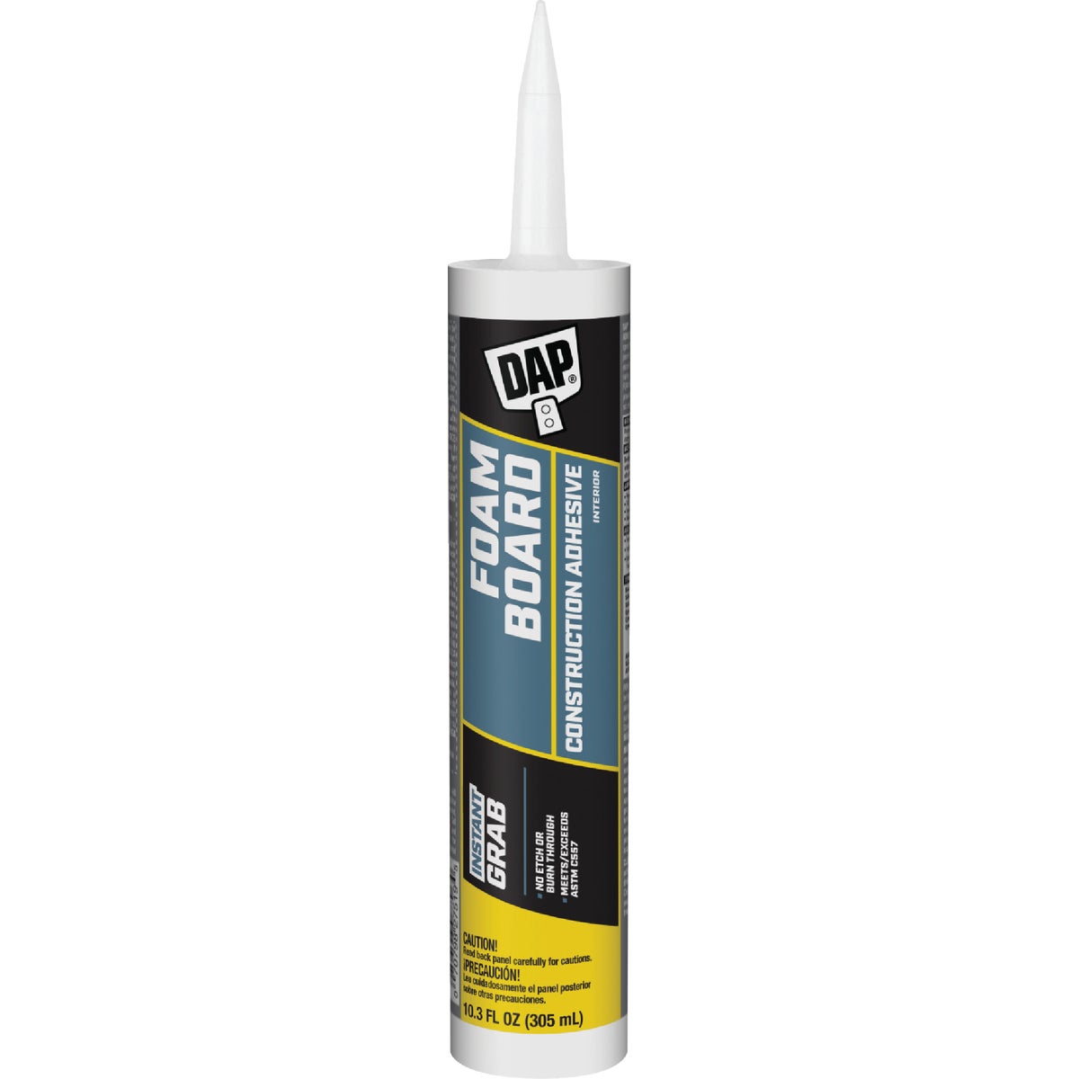 Item 771836, DAP Foamboard construction adhesive is specifically formulated for 