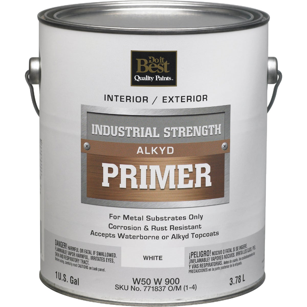 Item 771837, An interior/exterior, corrosion-resistant, alkyd (oil-based) primer for 