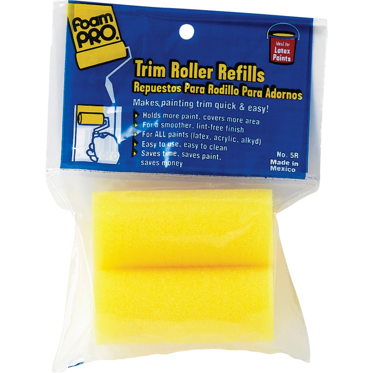 Item 771903, Trim roller cover is perfect for small projects and touch-ups.