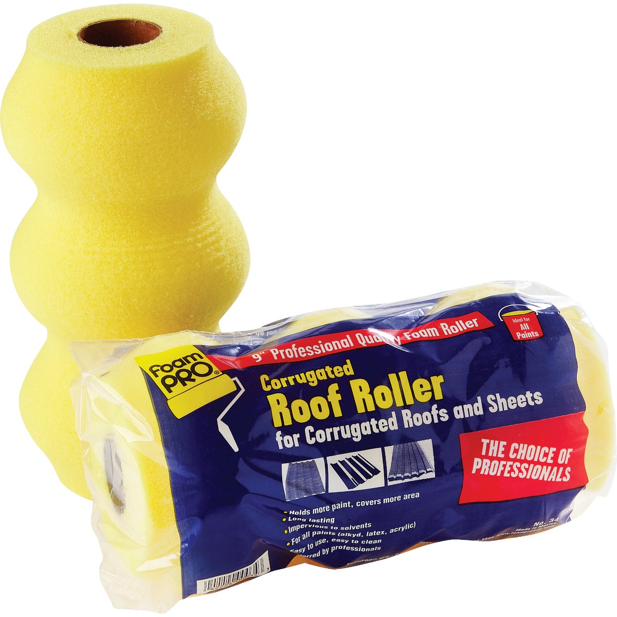 Item 772128, Professional corrugated roof roller is perfect for use on metal roofs and 