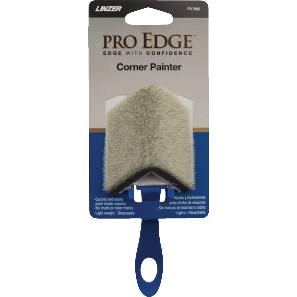 Item 772369, Linzer Pro Edge corner painter is designed to quickly and easily paint 