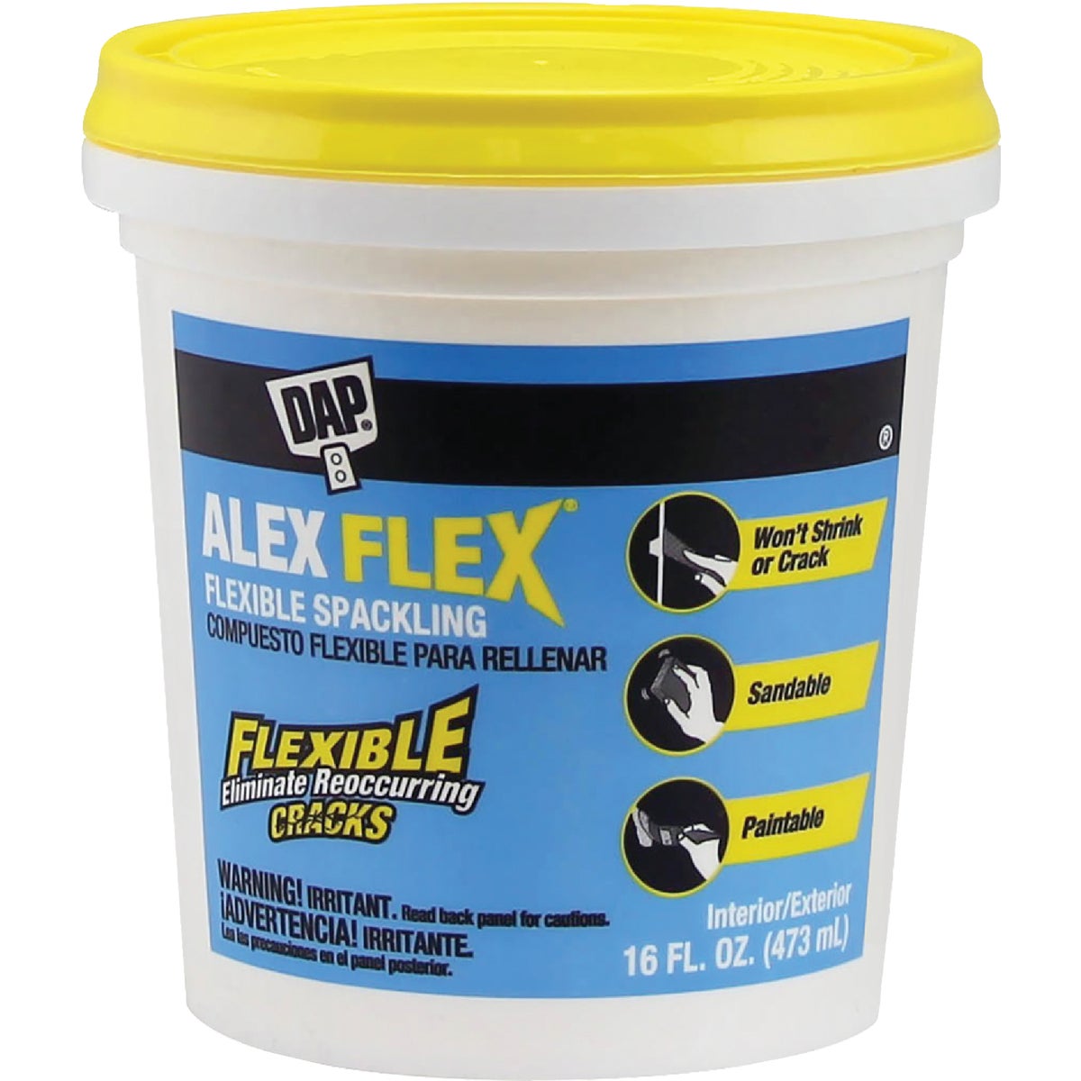 Item 772511, Flexible spackling provides a solution to eliminate reoccurring cracks in 