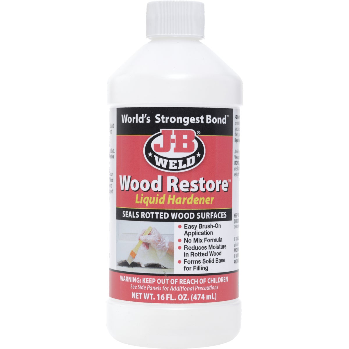 Item 773171, Quick drying liquid hardener for sealing and reinforcing decayed or rotted 